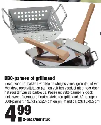 ALDI BBQ-pannen of grillmand aanbieding