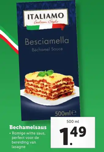 Lidl Bechamelsaus aanbieding