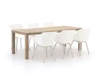 Kees Smit Hartman Sophie Element/ROUGH-S 220cm dining tuinset 7-delig aanbieding