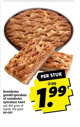 Boni Roomboter Gevuld Speculaas Of Roomboter Speculaas Taart aanbieding