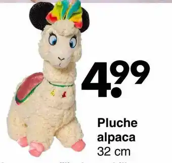 Wibra Pluche Alpaca aanbieding