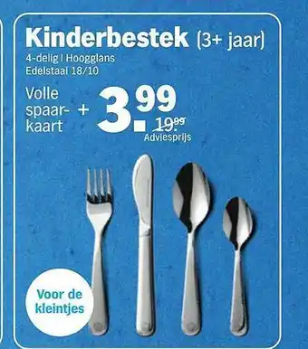 Albert Heijn Kinderbestek aanbieding