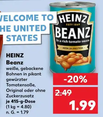 Kaufland DE HEINZ Beanz aanbieding