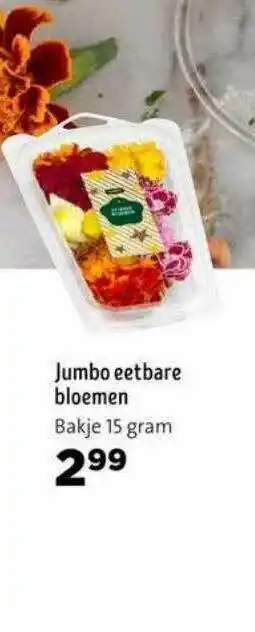 Jumbo Jumbo Eetbare Bloemen aanbieding