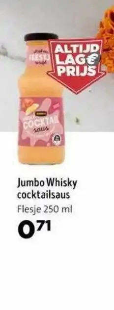 Jumbo Jumbo Whisky Cocktailsaus aanbieding