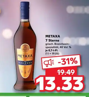 Kaufland DE METAXA 7 Sterne aanbieding