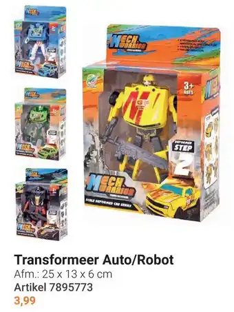 Lobbes Transformeer Auto/Robot aanbieding