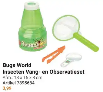 Lobbes Bugs World Insecten Vang en Observatieset aanbieding