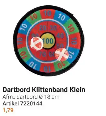 Lobbes Dartbord Klittenband Klein aanbieding