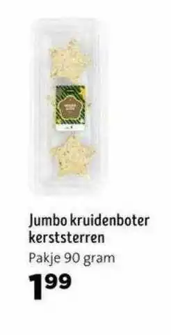 Jumbo Jumbo Kruidenboter Kerststerren aanbieding