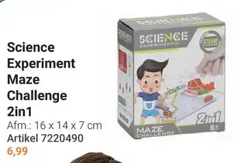 Lobbes Science experiment maze challenge 2in1 aanbieding