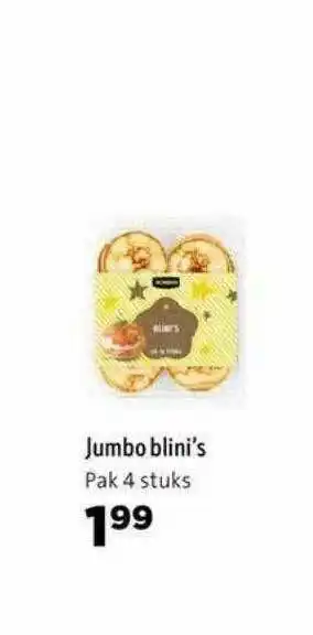 Jumbo Jumbo Blini's aanbieding