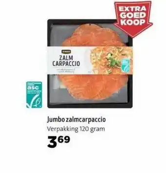 Jumbo Jumbo Zalmcarpaccio aanbieding