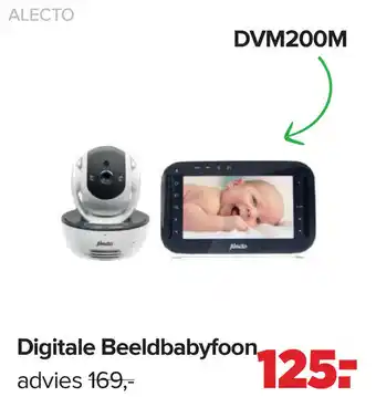 Baby-Dump Digitale Beeldbabyfoon aanbieding