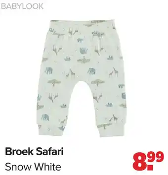 Baby-Dump Broek Safari aanbieding