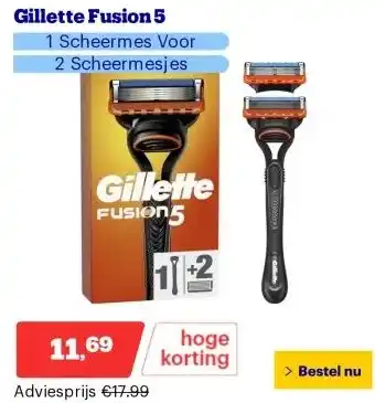 Bol.com Gillette Fusion 5 aanbieding