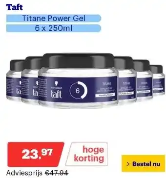 Bol.com Taft aanbieding