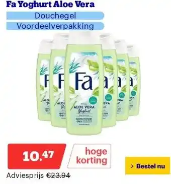 Bol.com Fa Yoghurt Aloe Vera aanbieding