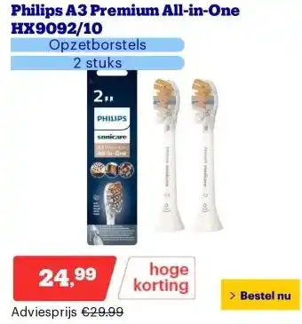 Bol.com Philips A3 Premium All-in-One HX9092/10 aanbieding