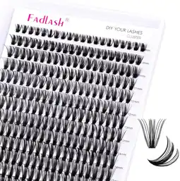 Amazon Fadlash Individuele Wimpers Cluster Wimpers Wimpers DIY individuele wimpers 0,07 D krul 8-16mm 50D wimperuitbreiding herbruik aanbieding