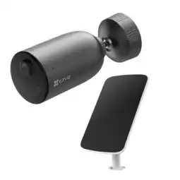 MediaMarkt Ezviz Eb3 Kit Met Zonnepaneel - Slimme Buitencamera Zwart aanbieding
