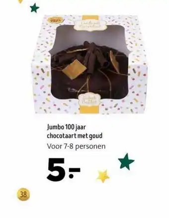 Jumbo Jumbo 100 Jaar Chocotaart Met Goud aanbieding