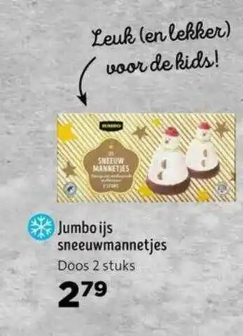 Jumbo Jumbo Ijs Sneeuwmannetjes aanbieding