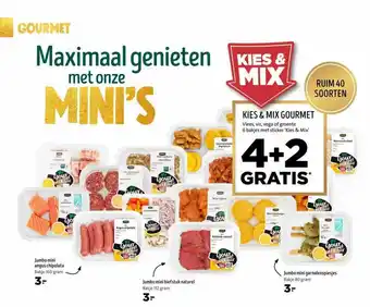 Jumbo Kies & Mix Gourmet Vlees, Vis, Vega Of Groente 4+2 Gratis aanbieding