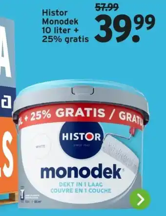 GAMMA Histor monodek aanbieding