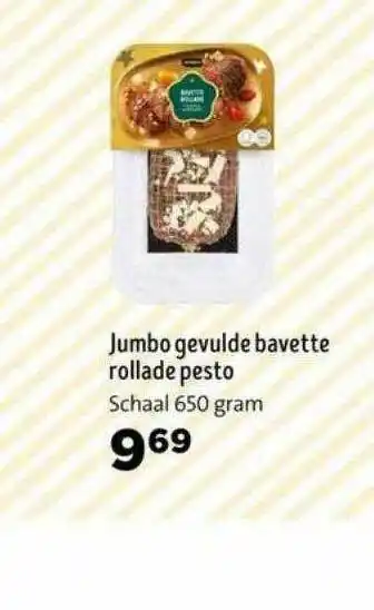 Jumbo Jumbo Gevulde Bavette Rollade Pesto aanbieding