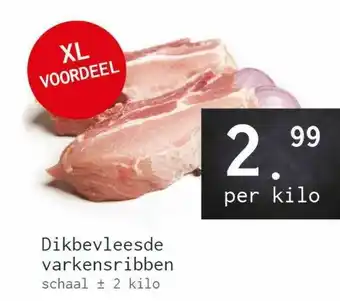 Naanhof Dikbevleesde Varkensribben aanbieding