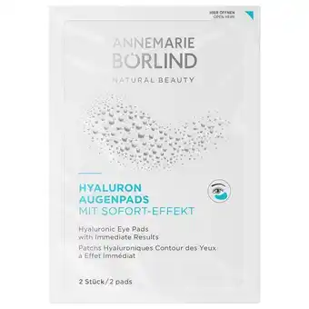 Douglas ANNEMARIE BÖRLIND Hyaluronic Eye Pads aanbieding