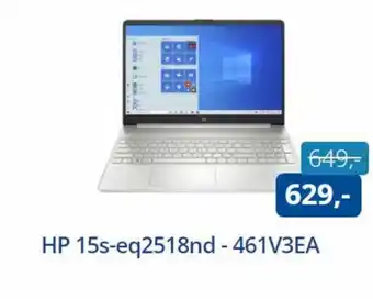 Paradigit HP 15s-eq2518nd - 461V3EA aanbieding