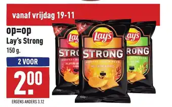 ALDI Lay's Strong 150g aanbieding