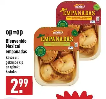 ALDI Bienvenido Mexico! empanadas aanbieding