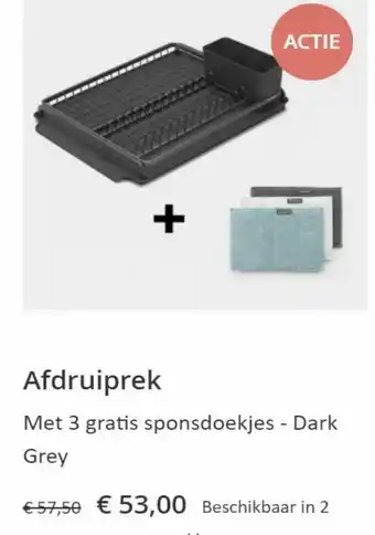 Brabantia Brabantia Afdruiprek aanbieding