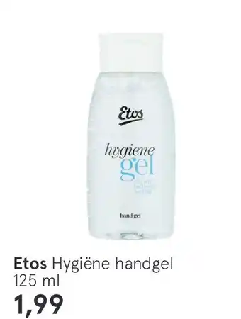 Etos Etos hygiëne handgel 125 ml aanbieding