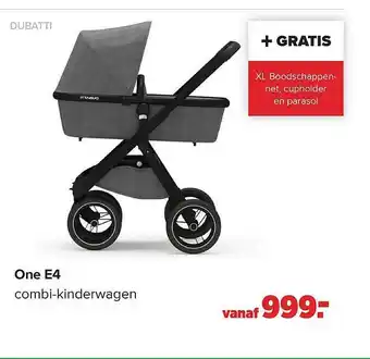 Baby-Dump Dubatti one e4 combi-kinderwagen aanbieding