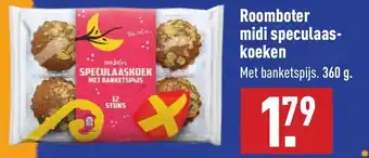 ALDI Roomboter midi speculaaskoeken 360g aanbieding