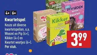 ALDI Kwartetspel aanbieding