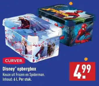 ALDI Curver Disney opbergbox 6l aanbieding