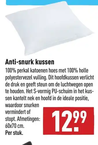 ALDI Anti-snurk kussen 60x70 cm aanbieding