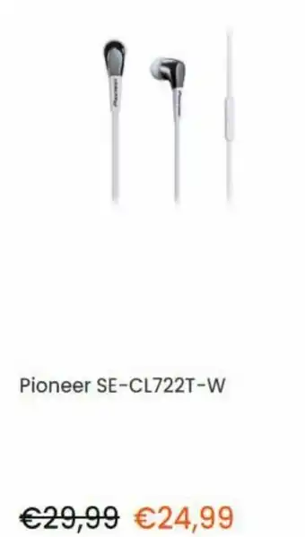 Correct Pioneer SE-CL722T-W aanbieding