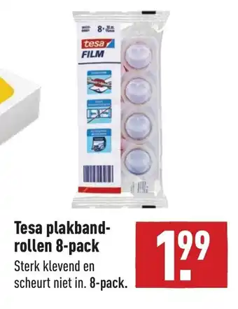 ALDI Tesa plakband-rollen 8-pack aanbieding