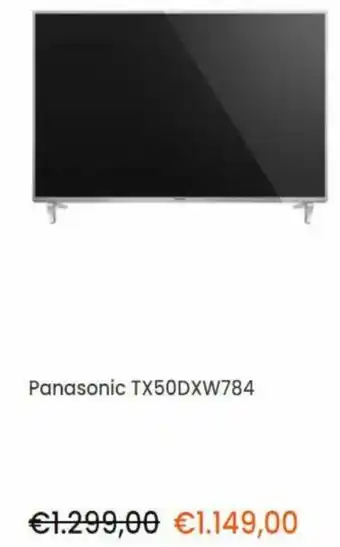 Correct Panasonic 4K OLED TV | TX50DXW784 aanbieding