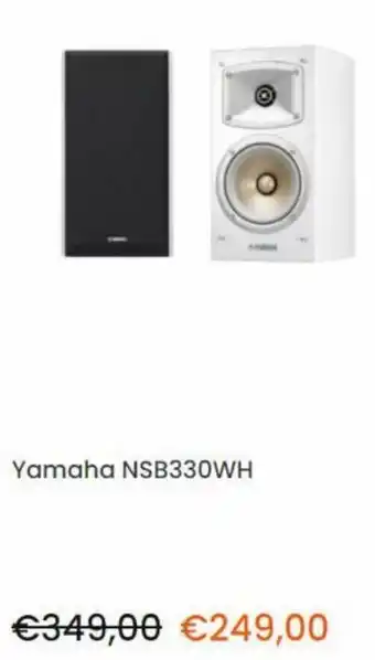 Correct Yamaha NSB330WH aanbieding