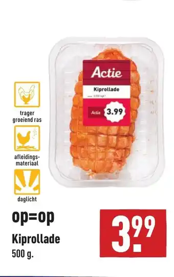 ALDI Kiprollade 500g aanbieding