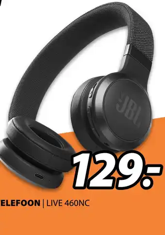 Expert Jbl draadloze on-ear hoofdtelefoon | live 460nc aanbieding