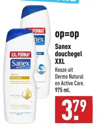 ALDI Sanex douchegel XXL 975 ml aanbieding