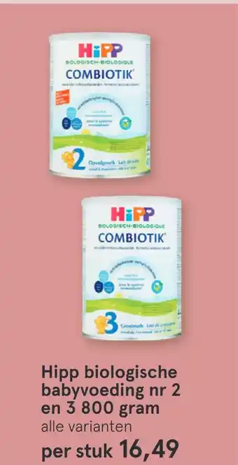 Etos Hipp biologische babyvoeding nr 2 aanbieding